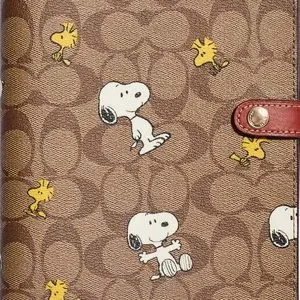 Coach | Office | Coach X Peanuts Notebook In Signature Canvas With